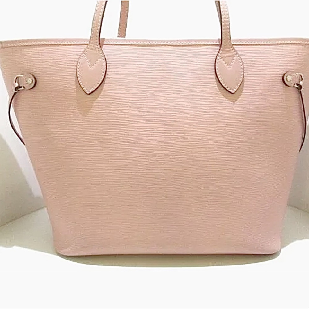 Louis Vuitton Rose Ballerine Epi Neverfull Bag Mm - Picture 16 of 16